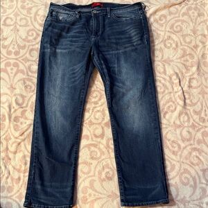 Guess Men's Deep Indigo Straight Jeans